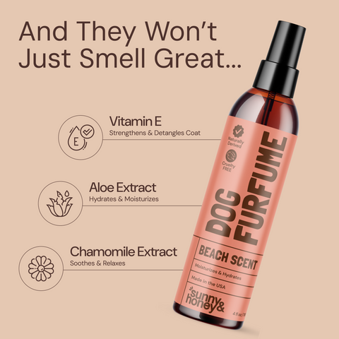 Sunny & Honey Dog Furfume: Dog Deodorizing Spray for Sensitive Skin (2-Pack) Sunny & Honey