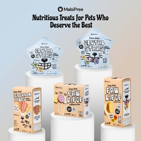 MalsiPree Pawlipop (8 Pcs): Freeze-Dried Dog Lollipop Treats for Training Malsipree