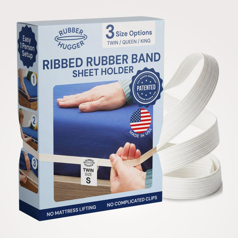 Ribbed Rubber Band Bed Sheet Straps Rubber Hugger