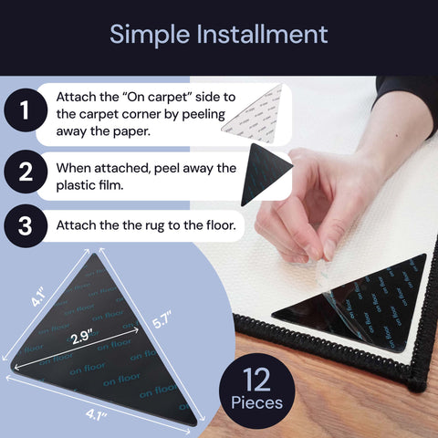 CasterMaster Rug Grippers for Carpets CasterMaster