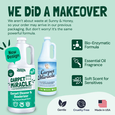 Sunny & Honey Carpet Miracle Cleaner 32 oz Sunny & Honey
