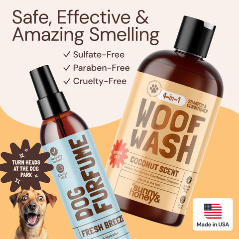 Sunny & Honey Dog Bathing Kit: Bath Time Freshness & Beyond Sunny & Honey
