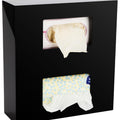Wall-Mounted Glove Box Holder for Professionals (Black + White) Simply Imagine