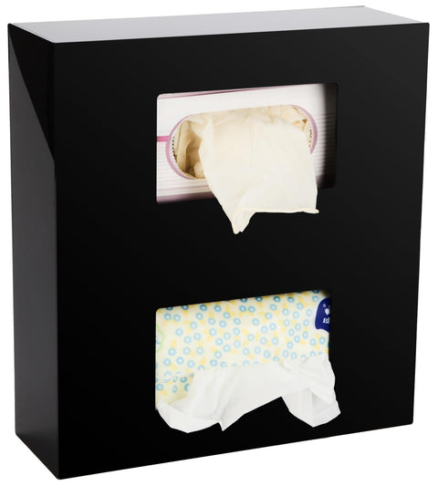 Wall-Mounted Glove Box Holder for Professionals (Black + White) Simply Imagine