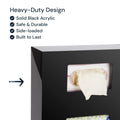 Wall-Mounted Glove Box Holder for Professionals (Black + White) Simply Imagine