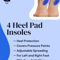 Shoe Insoles for Heel Pain & Heel Spurs (2 Pairs) YogaMedic