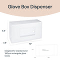 Wall-Mounted Glove Box Holder for Professionals (Black + White) Simply Imagine