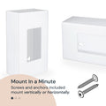 Wall-Mounted Glove Box Holder for Professionals (Black + White) Simply Imagine
