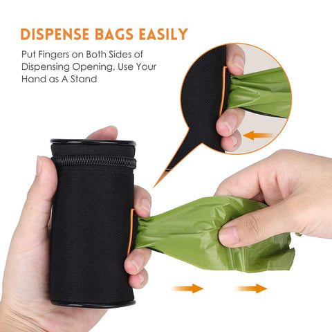 MalsiPree Poop Bag Holder for Dog Leash Malsipree