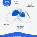 Shoe Insoles for Heel Pain & Heel Spurs (2 Pairs) Yogamedic