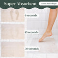 Diatomaceous Earth Stone Bath Mat (24" × 15") Rohkex
