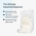 SimplyImagine Safety Glasses Dispenser 2 Lids SimplyImagine