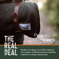 Woolly Mammoth Explorer: Warm Wool Blanket for Camping & Adventure Woolly Mammoth