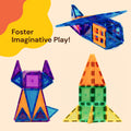 PlayVibe Kids Magnetic 3D Building Blocks Toy PlayVibe