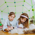 PlayVibe Fort Building Kit For Kids- Glow In The Dark PlayVibe