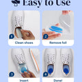 Shoe Insoles for Heel Pain & Heel Spurs (2 Pairs) YogaMedic