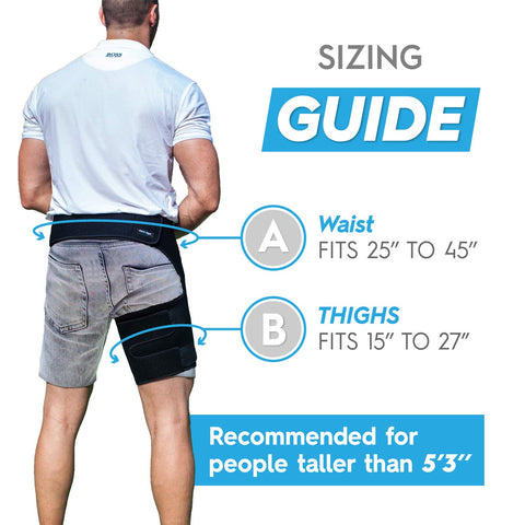 Injury Recovery & Sciatica Nerve Pain Brace (Non-Slip) Zenkeyz