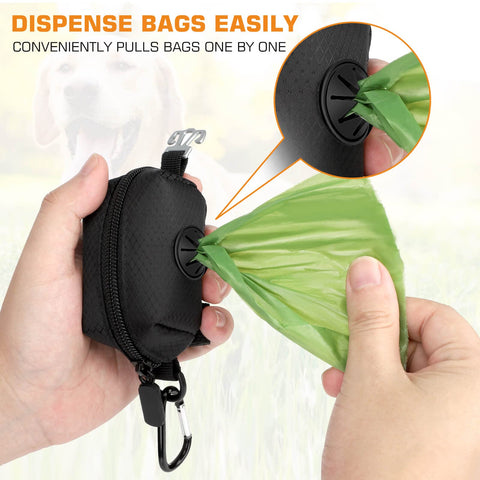 Dog Poop Bag Dispenser with Used Waste Bag Holder MalsiPree