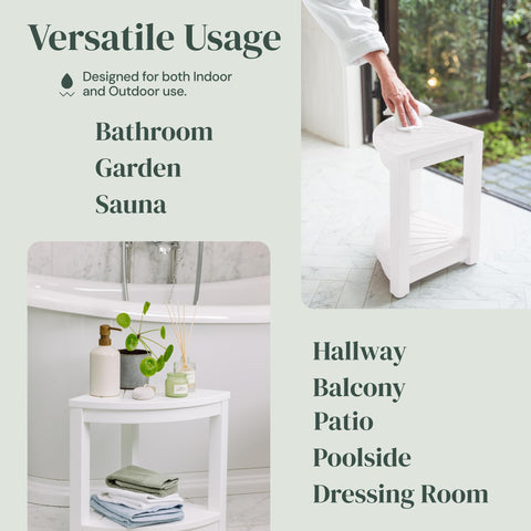 Rohkex Corner Shower Stool- HDPE Rohkex