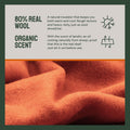Woolly Mammoth Explorer: Warm Wool Blanket for Camping & Adventure Woolly Mammoth