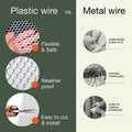 MaPorch Plastic Mesh Fencing for Garden, Pets & DIY Projects (15.7 In. x 10 Ft.) MaPorch