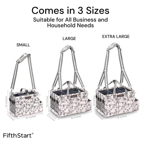 Multi-Purpose Diaper & Cleaning Caddy Organizer Bag Fifth Start