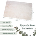 Diatomaceous Earth Stone Bath Mat (24" × 15") Rohkex
