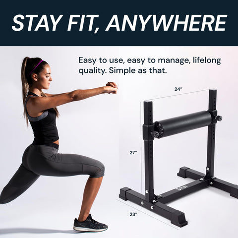 Bulgarian Split Squat Stand & Single Leg Squat Roller Simply Imagine