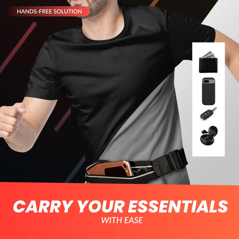 Reflective Running Belt & Waist Bag for Women & Men Boxerpoint