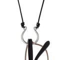 Eyeglass Necklace Holder with Adjustable Leather Strap Simply Imagine