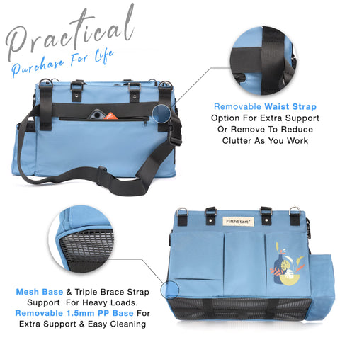 Multi-Purpose Diaper & Cleaning Caddy Organizer Bag Fifth Start