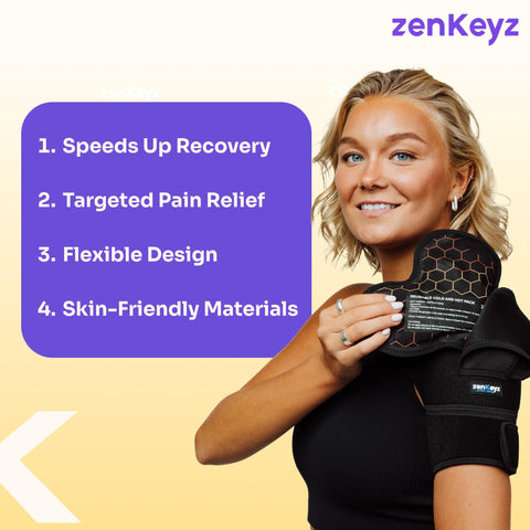 Reusable FlexiCool Gel Ice Pack Zenkeyz