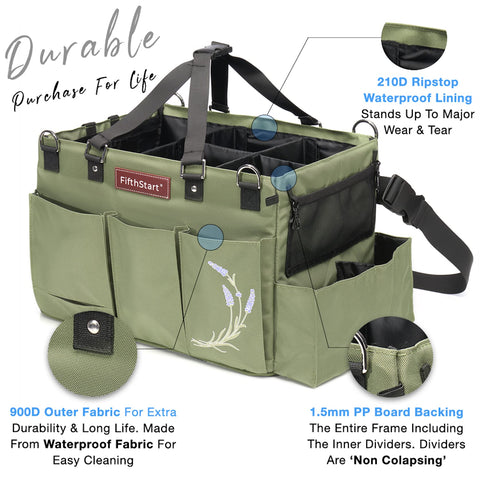 Multi-Purpose Diaper & Cleaning Caddy Organizer Bag Fifth Start