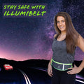 Night-Safety LED Waist Band for Running & Jogging Blue Cactus