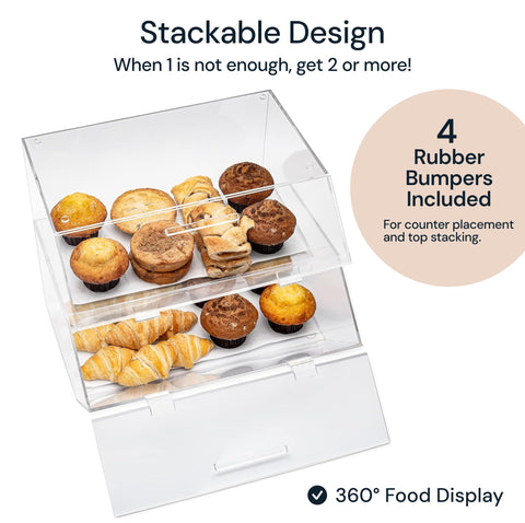 Clear Acrylic Countertop Bakery Display Case Simply Imagine