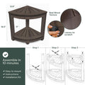 Rohkex Corner Shower Stool- HDPE Rohkex