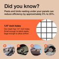 MaPorch Solar Panel Mesh Screen Bundle Pack MaPorch