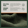 Woolly Mammoth Explorer: Warm Wool Blanket for Camping & Adventure Woolly Mammoth