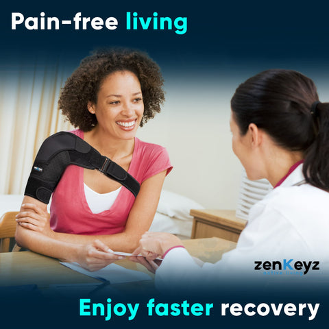 Adjustable Neoprene Shoulder Brace zenKeyz