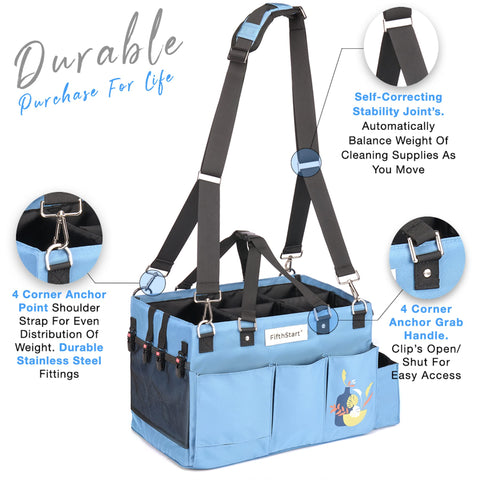Multi-Purpose Diaper & Cleaning Caddy Organizer Bag Fifth Start