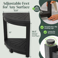 Water-Proof Plastic Corner Shower Stool for Shaving Legs - GoNorth