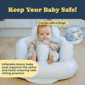 Portable Inflatable Baby Seat with Built-In Pump Todale