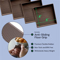 CasterMaster Non Slip Furniture Pads Brown CasterMaster