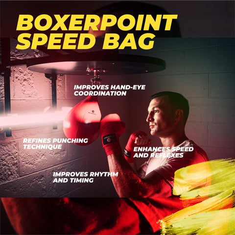 Reflex Punching Bag for Speed & Agility Training at Home Boxerpoint