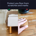 Non Slip Rubber Furniture Pads (Brown & Round) Caster Master