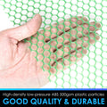 Green Plastic Chicken Wire Fence Roll with Scissors & Gloves MaPorch