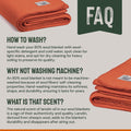 Woolly Mammoth Explorer: Warm Wool Blanket for Camping & Adventure Woolly Mammoth