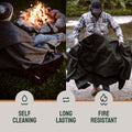 Woolly Mammoth Explorer: Warm Wool Blanket for Camping & Adventure Woolly Mammoth