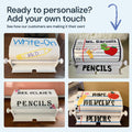 Acrylic Pencil Dispenser with Rotating Knob Simply Imagine