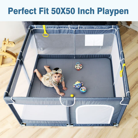 Self-Inflating Waterproof Baby Play Mat (50″ x 50″) Todale